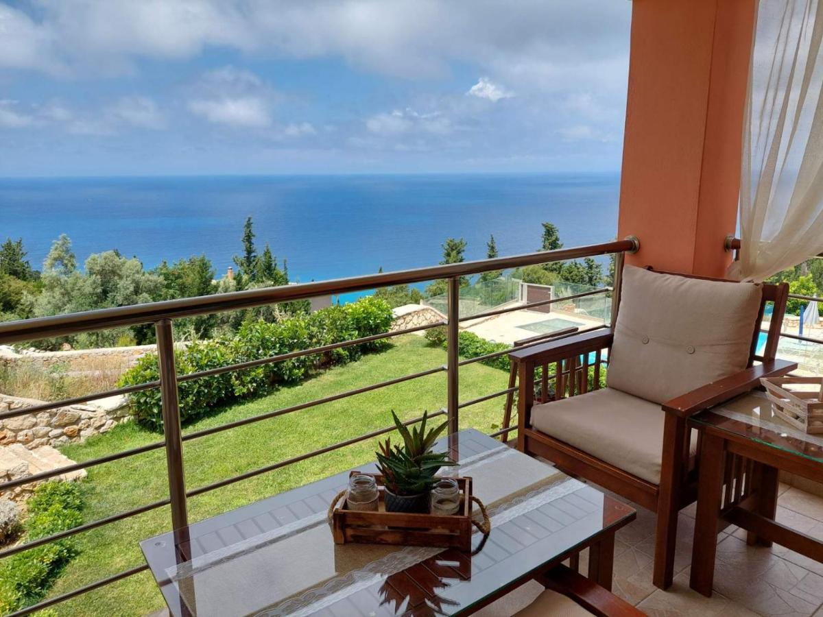 Villa Nereid Glafki - Enjoy Summer Sunsets Áyios Nikítas Exterior photo